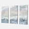 Designart - Gray Handpainted Abstract Watercolor II - Contemporary Gallery-wrapped Canvas